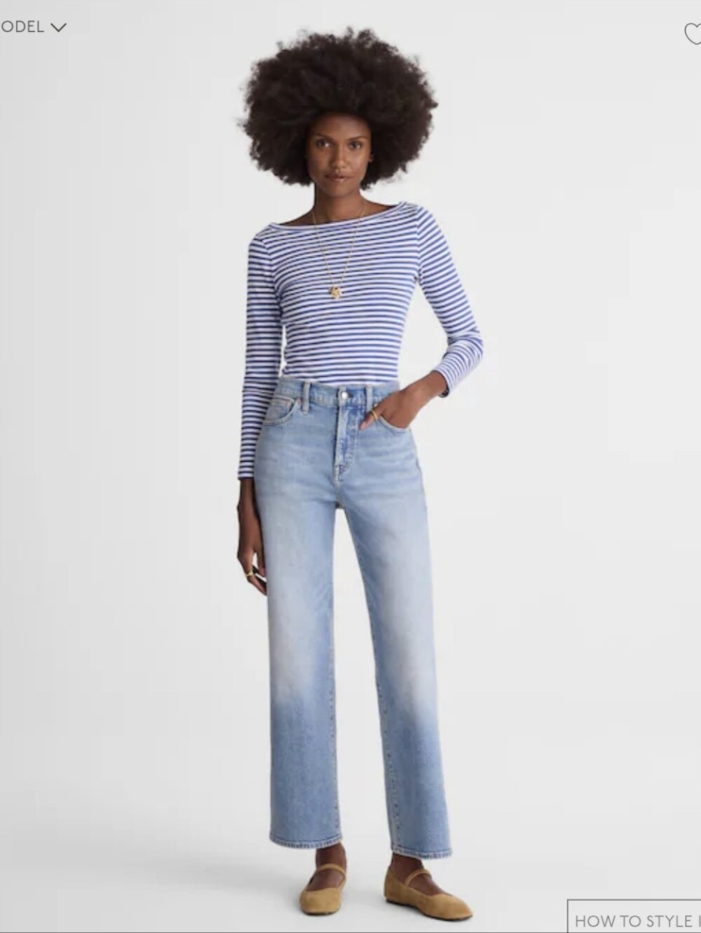 Madewell The Perfect Vintage Wide Leg Crop Jeans Size 30